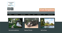 Desktop Screenshot of kiaatbungalows.co.za
