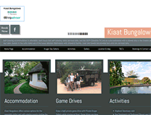 Tablet Screenshot of kiaatbungalows.co.za